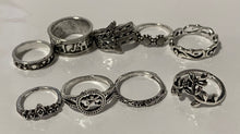 Load image into Gallery viewer, Multi Ring Set of 9
