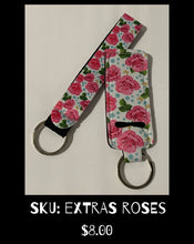 Load image into Gallery viewer, Chapstick holder and keychain - Roses 🌹
