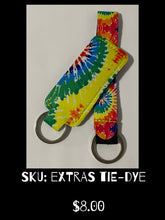 Load image into Gallery viewer, Chapstick Holder and keychain- tie-dye
