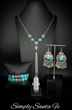 Load image into Gallery viewer, Simply Santa Fe -Turquoise and silver set
