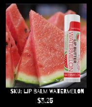 Load image into Gallery viewer, Watermelon 🍉 Lip Butter Lip Balm
