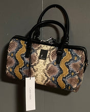 Load image into Gallery viewer, Calvin Klein Tonya Snake Embossed Satchel
