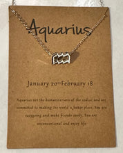 Load image into Gallery viewer, Aquarius Astrology Necklace
