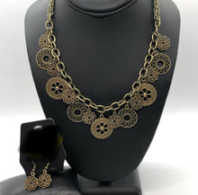 Load image into Gallery viewer, MEADOW MASQUERADE - BRASS NECKLACE
