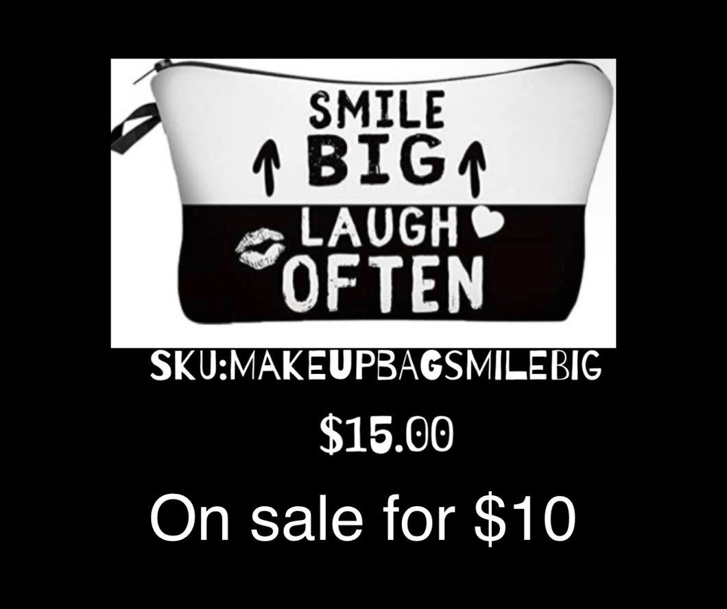 Makeup Bag SMILE BIG