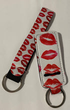 Load image into Gallery viewer, Chapstick holder and keychain- lips
