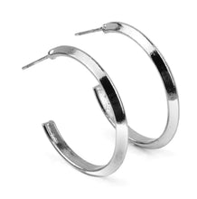 Load image into Gallery viewer, On The Brink Black Hoop Earring
