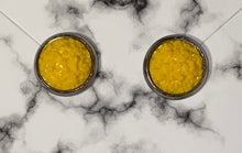 Load image into Gallery viewer, Yellow Druzy earrings
