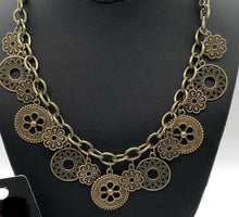 Load image into Gallery viewer, MEADOW MASQUERADE - BRASS NECKLACE
