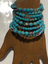 Load image into Gallery viewer, Turquoise Zi The Hilary and Zi bracelet
