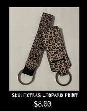 Load image into Gallery viewer, Chapstick holder and keychain- leopard print
