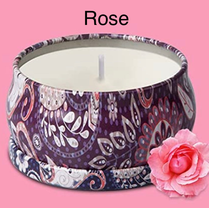 Rose candle