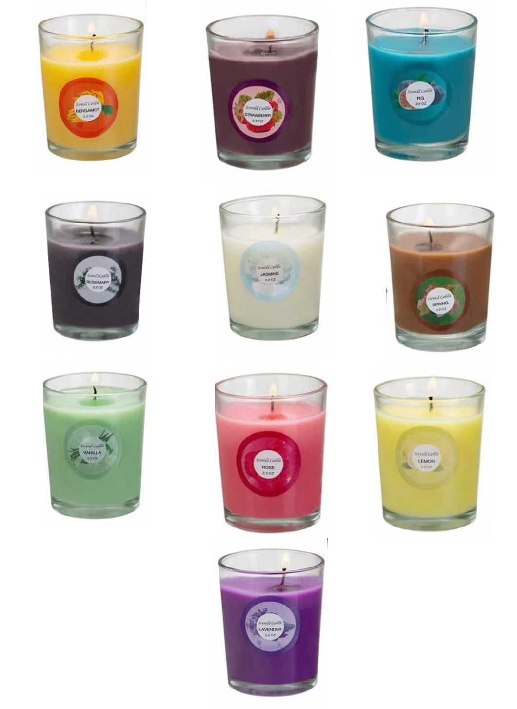 Soy scented candles