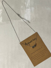 Load image into Gallery viewer, Aquarius Astrology Necklace
