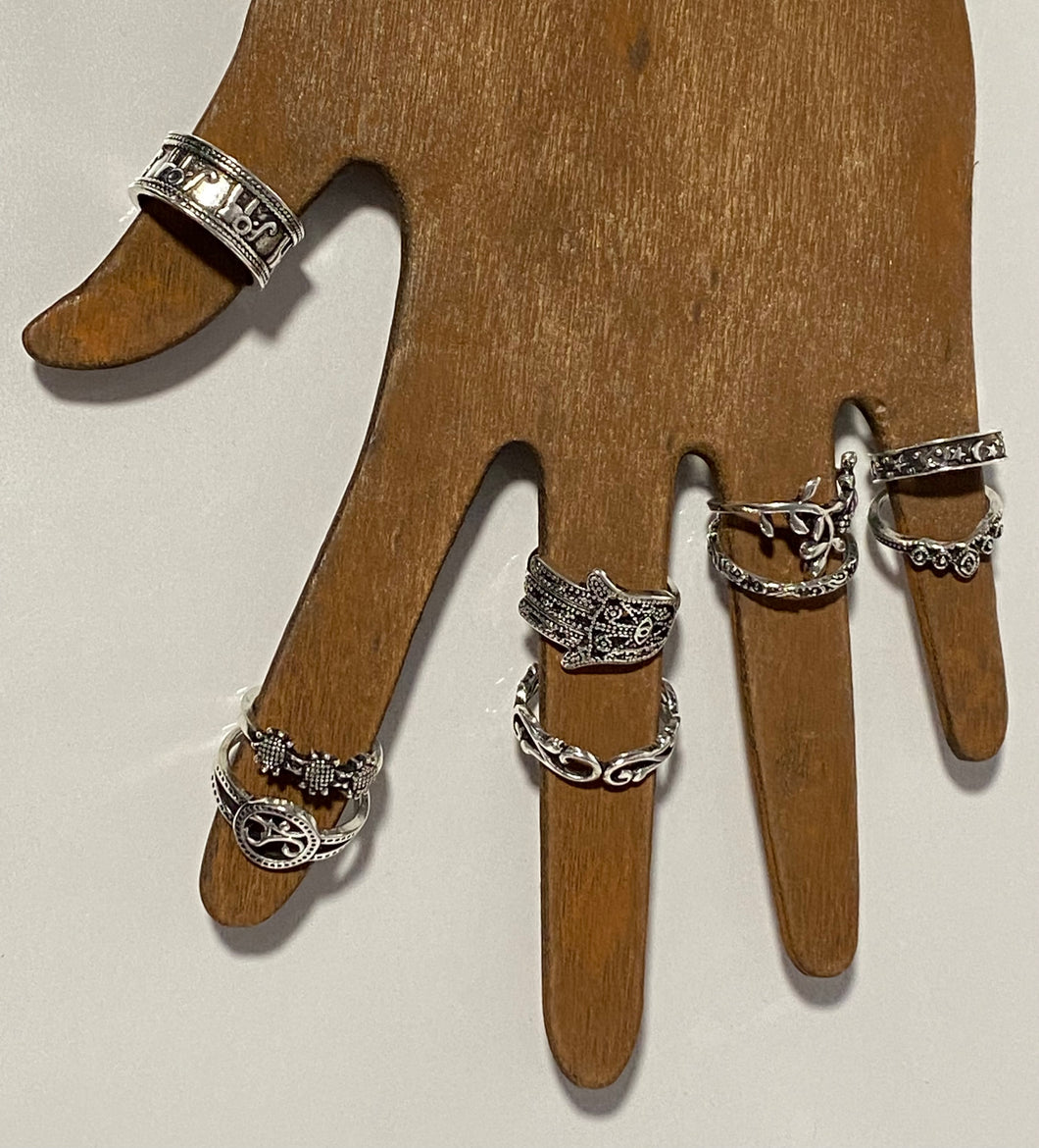 Multi Ring Set of 9