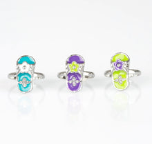 Load image into Gallery viewer, Starlet Shimmer Flip Flop Rings - Multi
