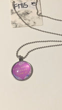 Load image into Gallery viewer, 1Corinthians 13 love never gives up necklace
