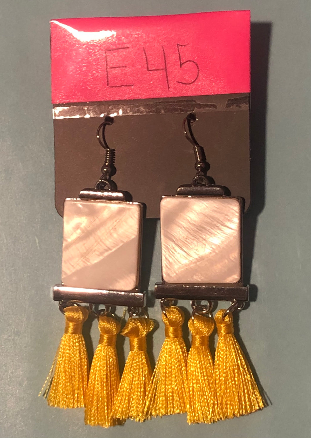 Tassel Retreat ~Yellow Tassel Earrings