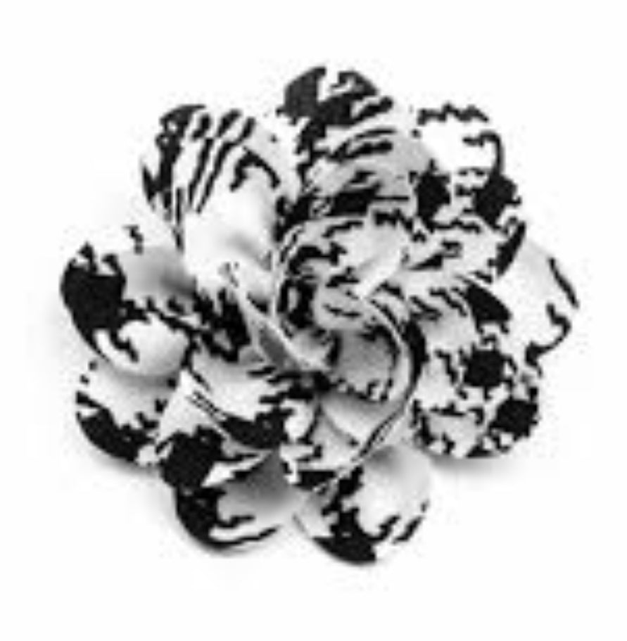 Patterned Paradise White Hair Clip