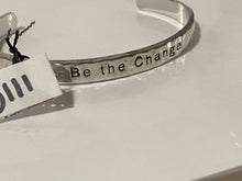 Load image into Gallery viewer, Be the change bracelet
