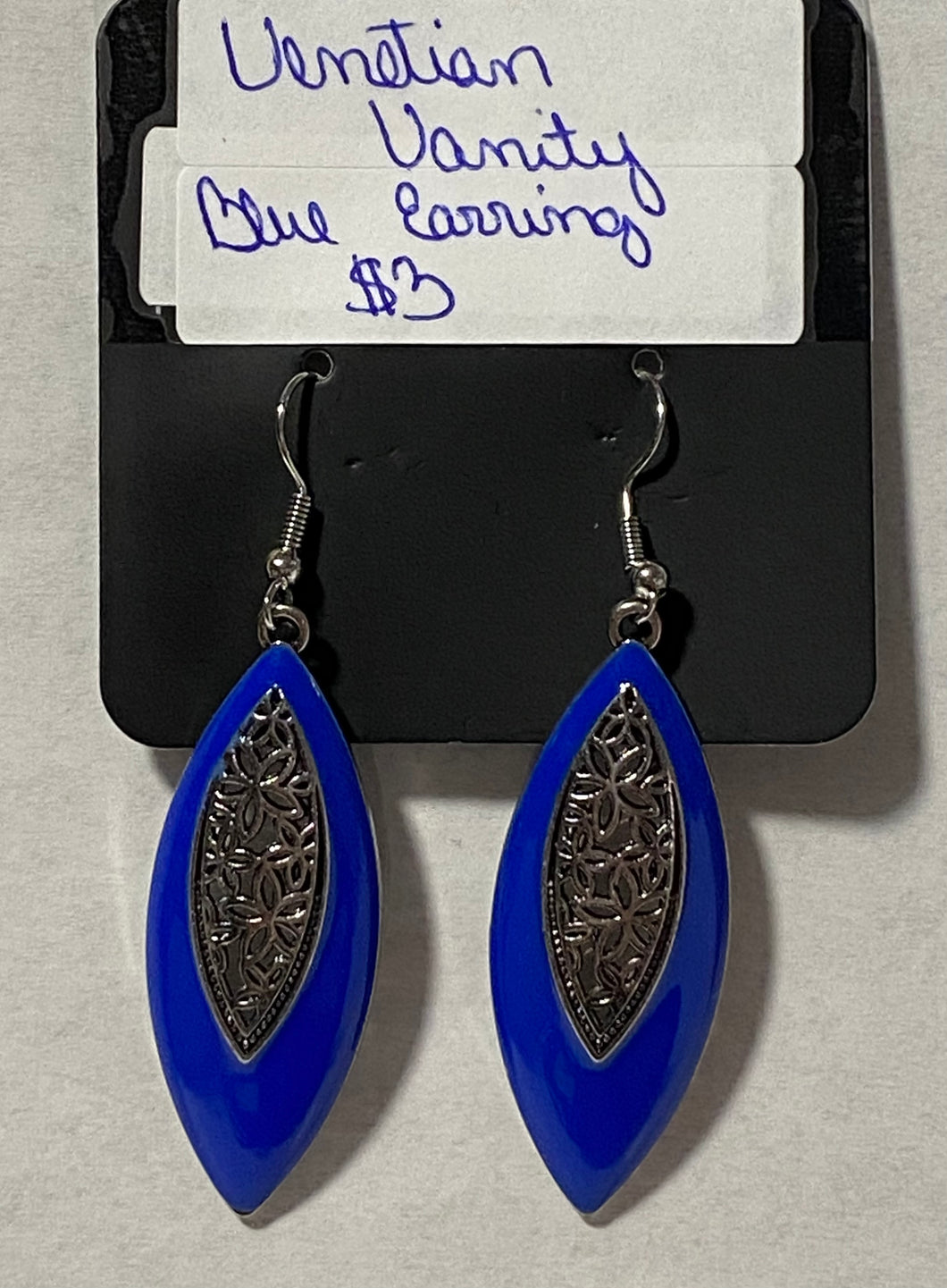 Venetian Vanity Blue Earring