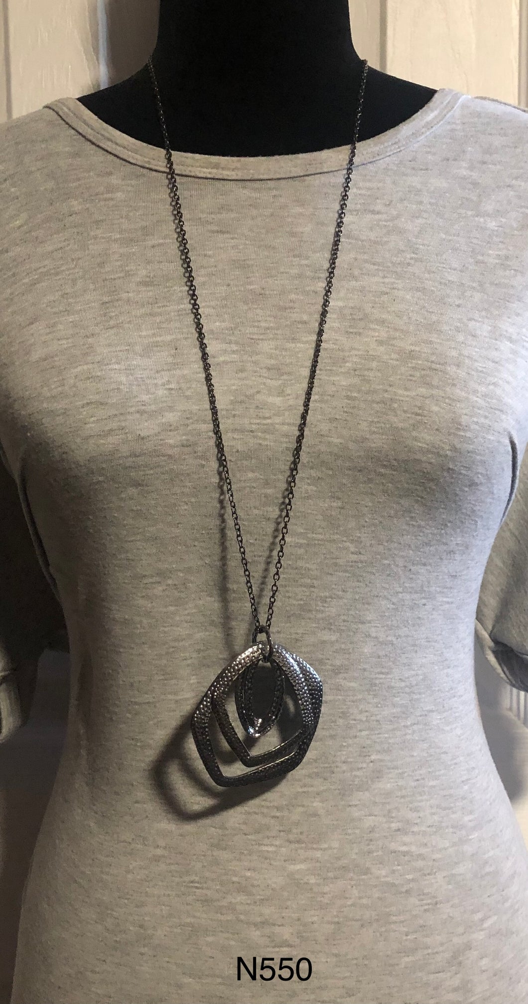 Urban Artisan - black long necklace