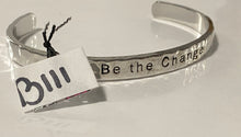 Load image into Gallery viewer, Be the change bracelet
